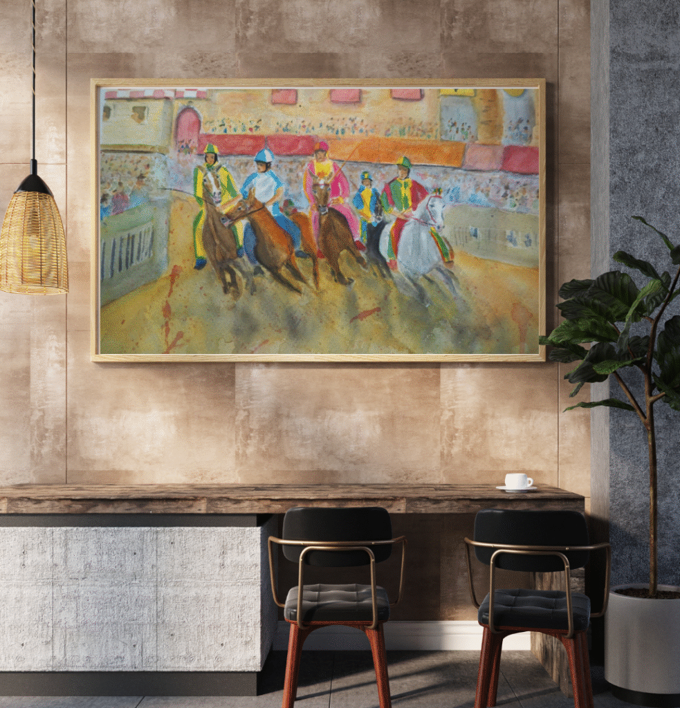 Original artwork, Italian based artist, RedJan art